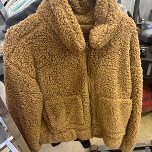 Cozy Tan Sherpa Jacket